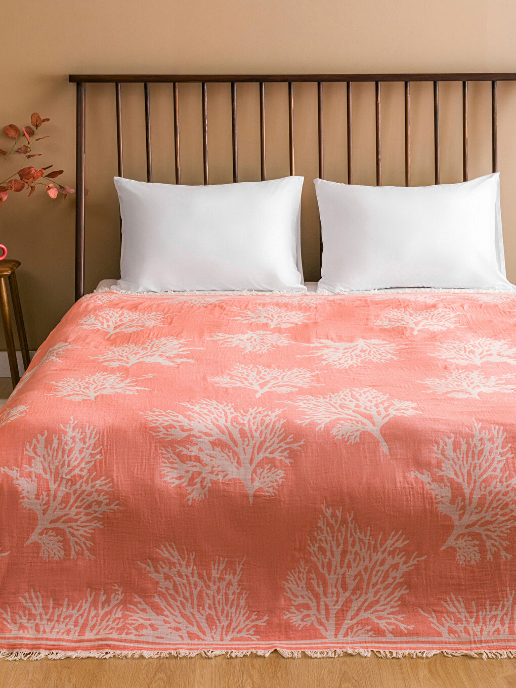 LCW HOME Cotton Double Bedspread 200x220 cm -S5M589Z8-FPC
