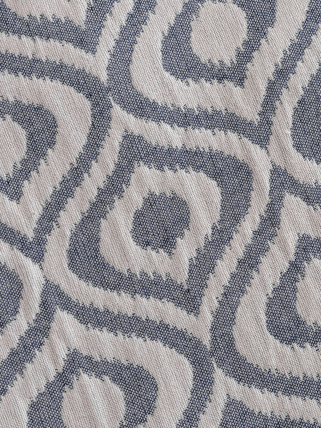 Fringed Single Bedspread 130x170 cm-1
