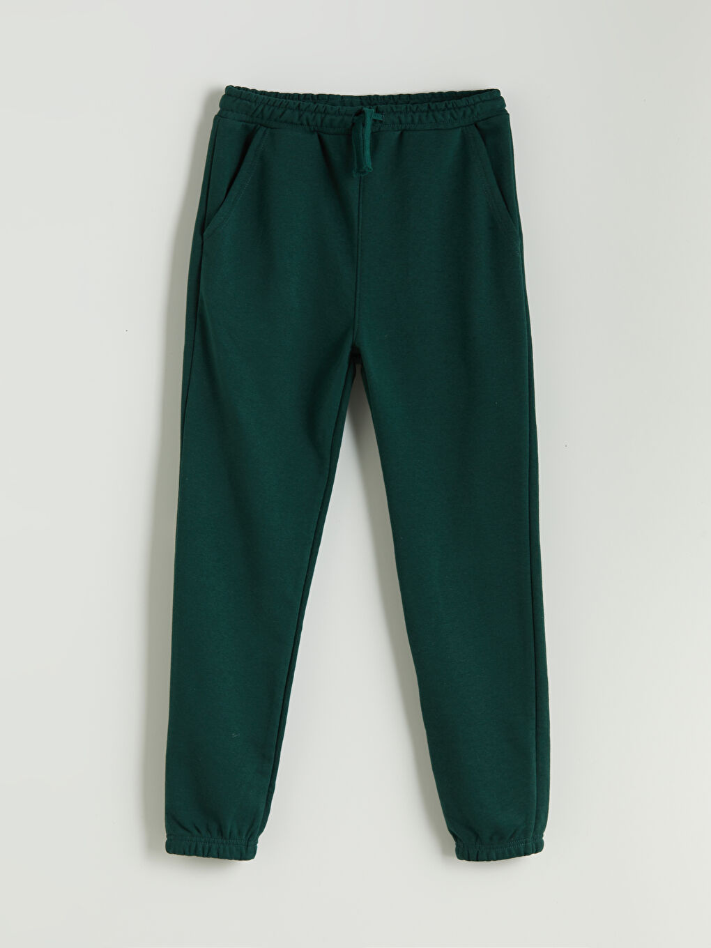 Yeşil Beli Lastikli Erkek Çocuk Jogger  Eşofman Altı