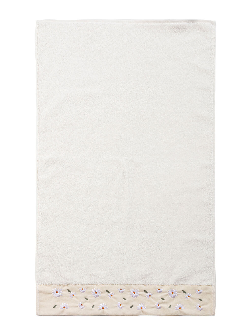 Embroidered Floral Cotton Hand Towel 50x80 cm -S5ME51Z8-EEW
