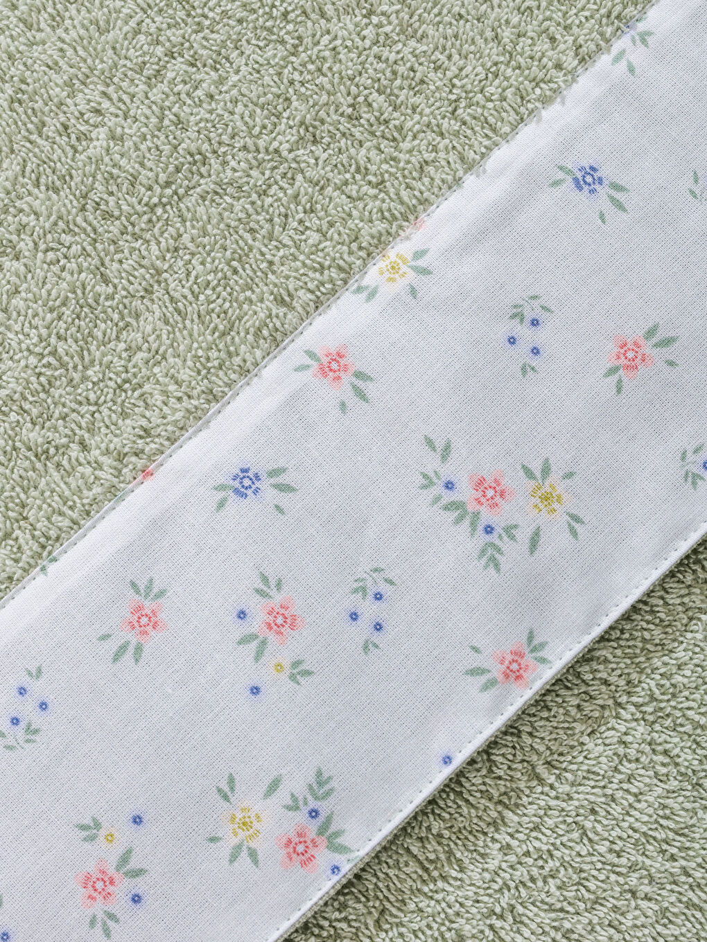 Floral Embroidered Cotton Face Towel 50x80 cm -S5ME60Z8-SW4