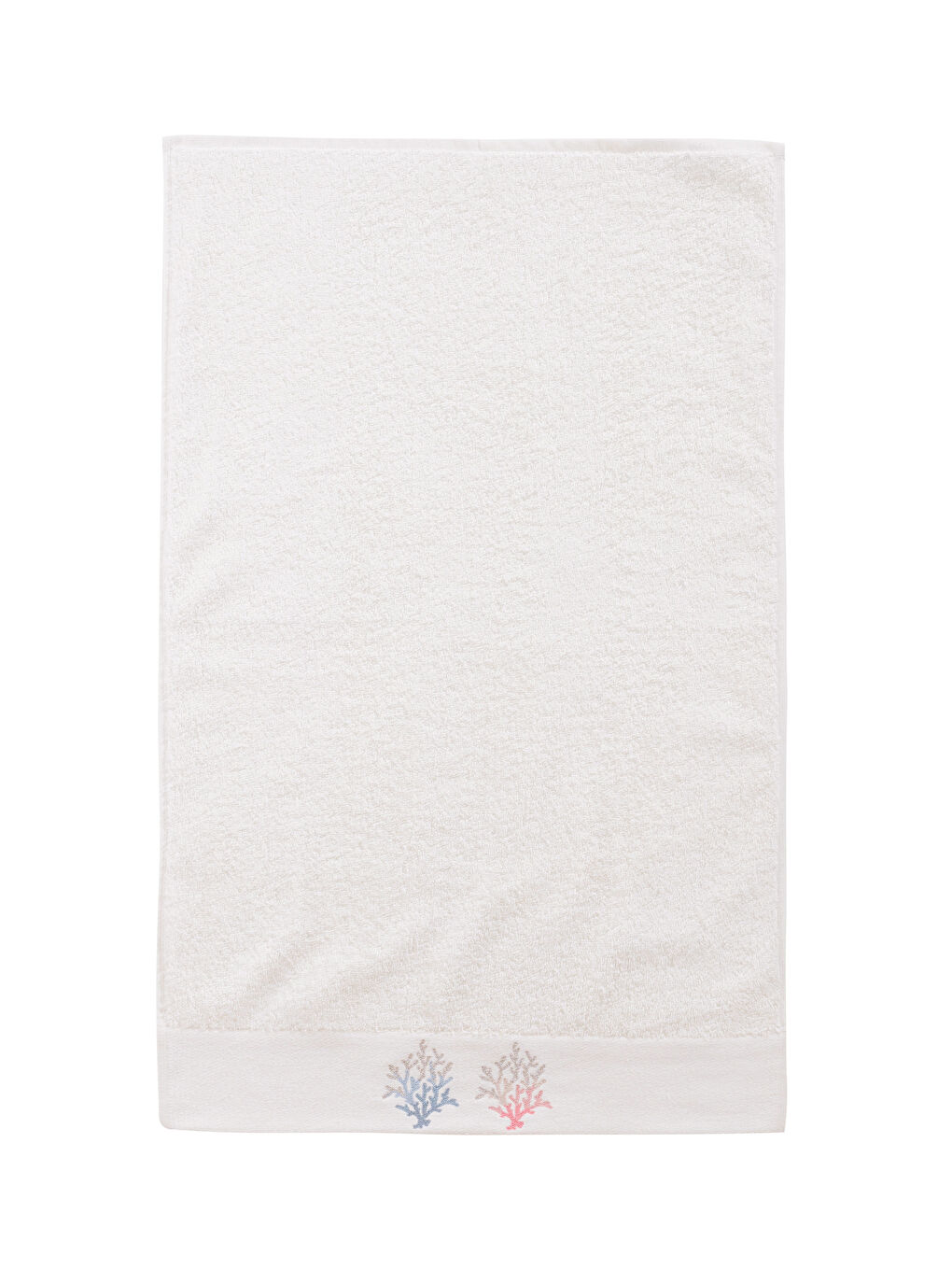 Embroidered Cotton Face Towel 50x80 Cm -S5ME76Z8-EEW