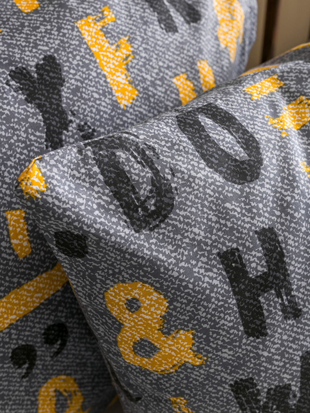 Karışık Baskılı Pamuklu Yastık Kılıfı 2'li 50x70 cm-2