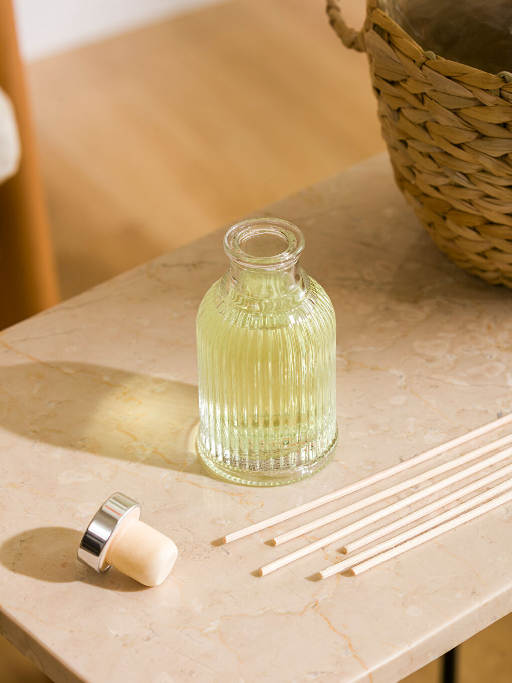 LCW HOME Mint and Eucalyptus Scented Reed Diffuser Room Fragrance 90 ml -S5MI87Z8-F9C