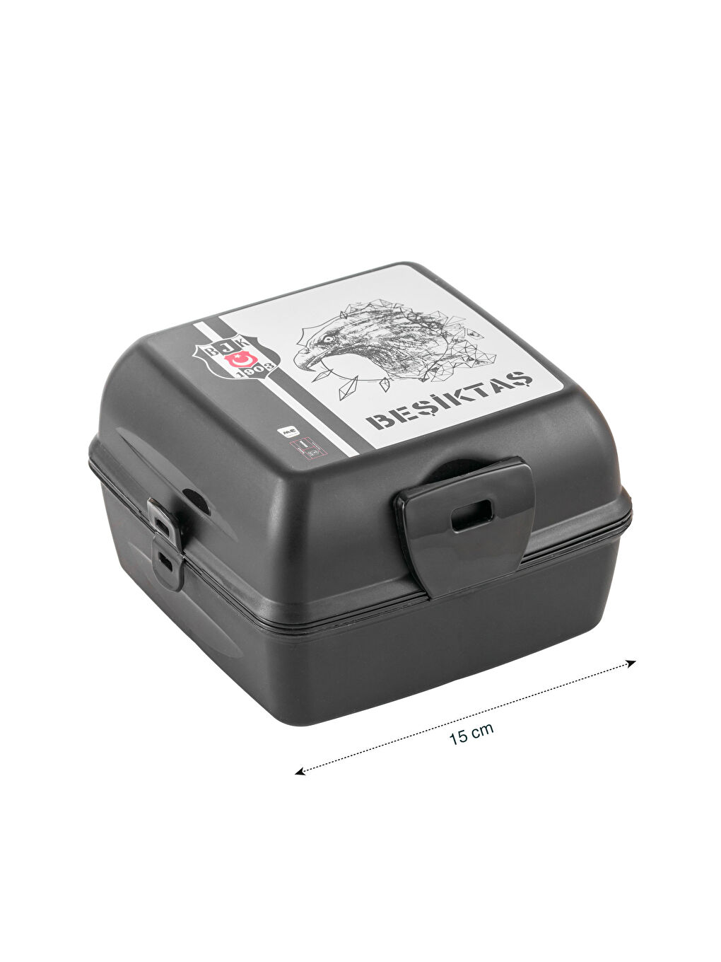 Siyah Beşiktaş Baskılı Saklama Kabı-4
