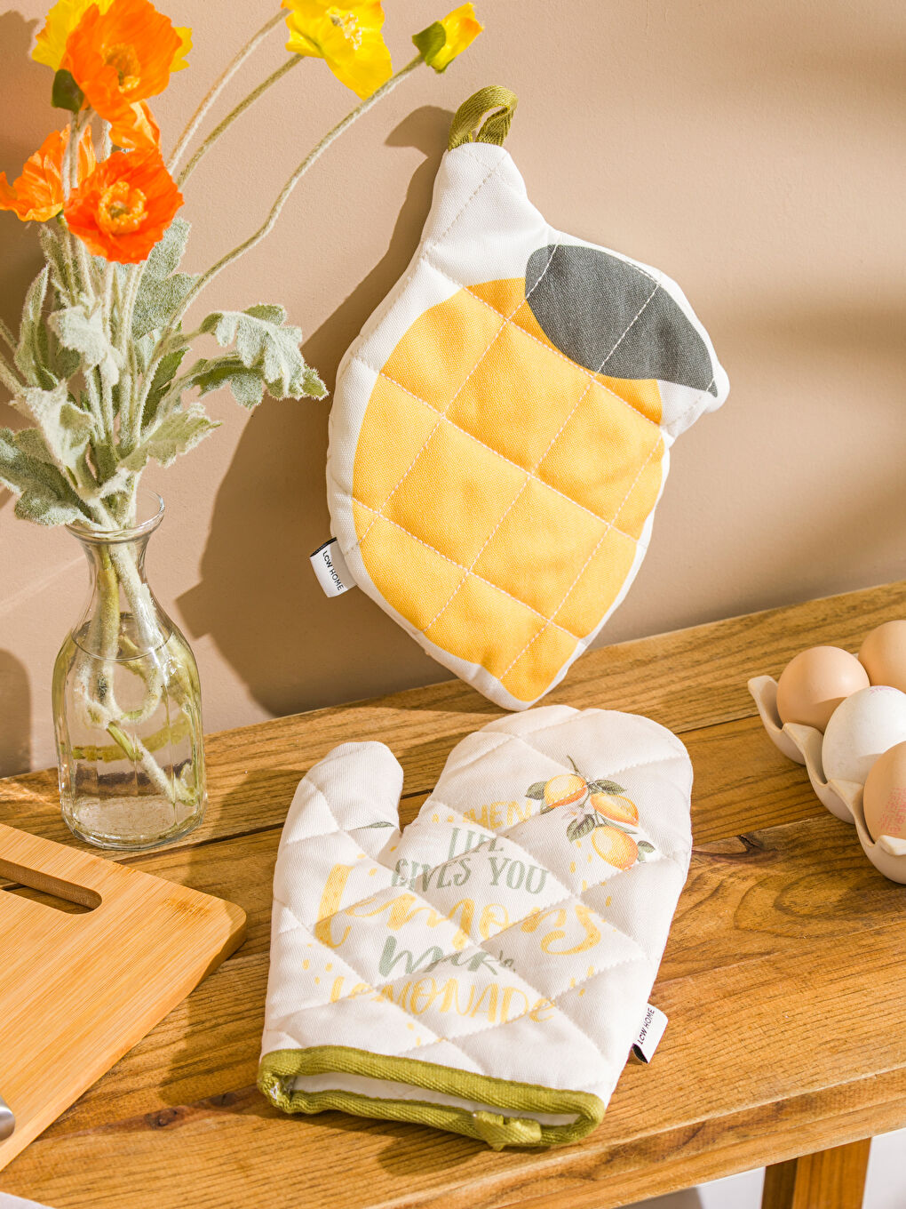 Printed Oven Mitt and Pot Holder -S5MO91Z8-M0T