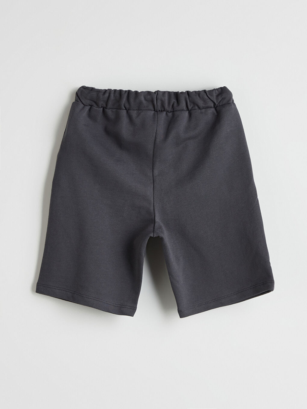 Antrasit Beli Lastikli Spider-Man Baskılı Erkek Çocuk Şort-2