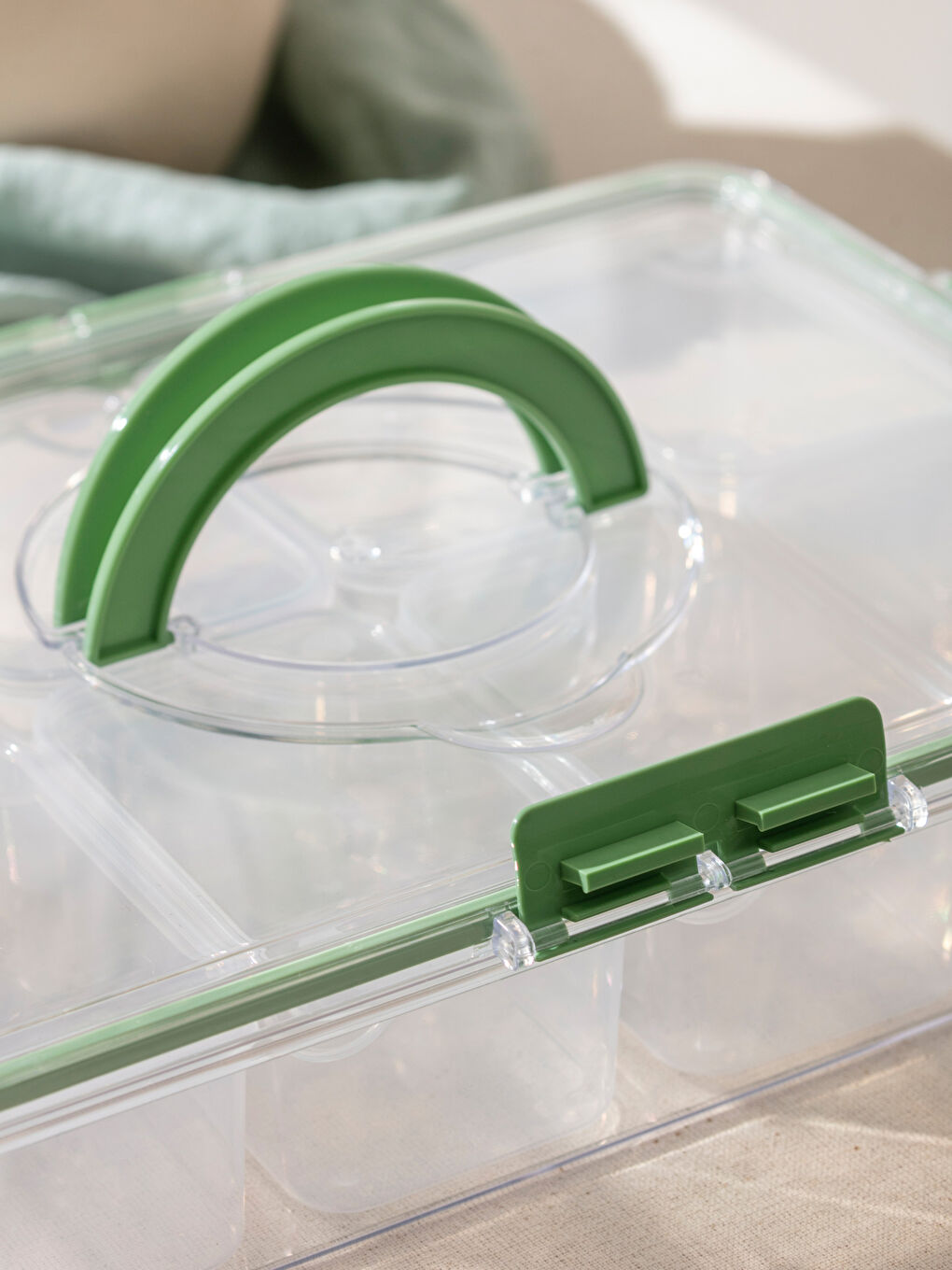 Renksiz Bölmeli Saklama Kabı-1