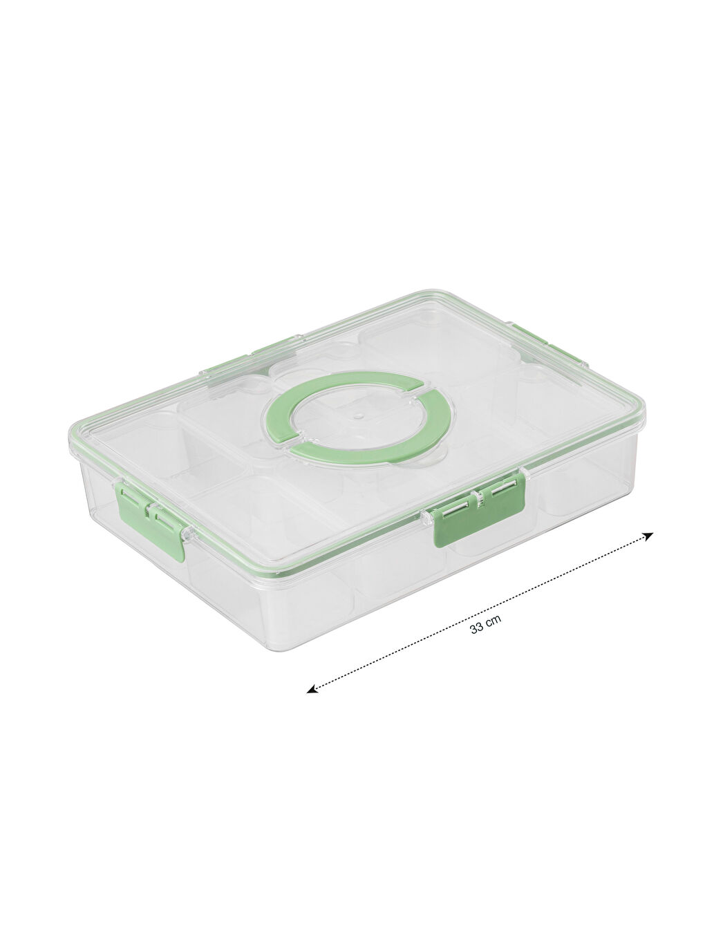 Renksiz Bölmeli Saklama Kabı-4