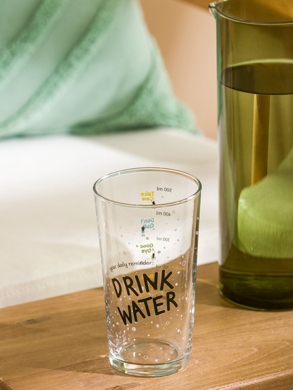 LCW HOME Karişik Baskılı Cam Su Bardağı 500 ml - 3