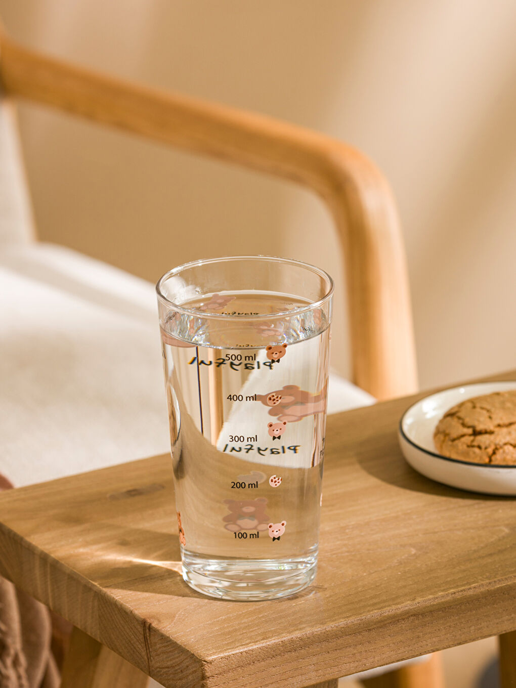 LCW HOME Karişik Ayı Baskılı Cam Bardak 500 ml - 1