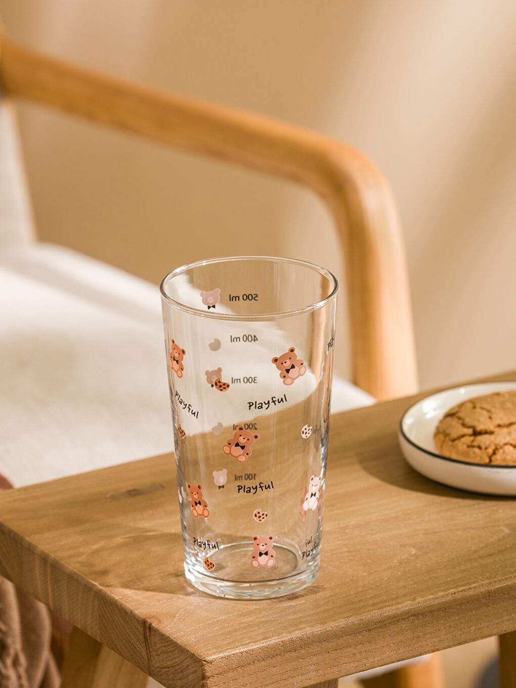 LCW HOME Karişik Ayı Baskılı Cam Bardak 500 ml - 2
