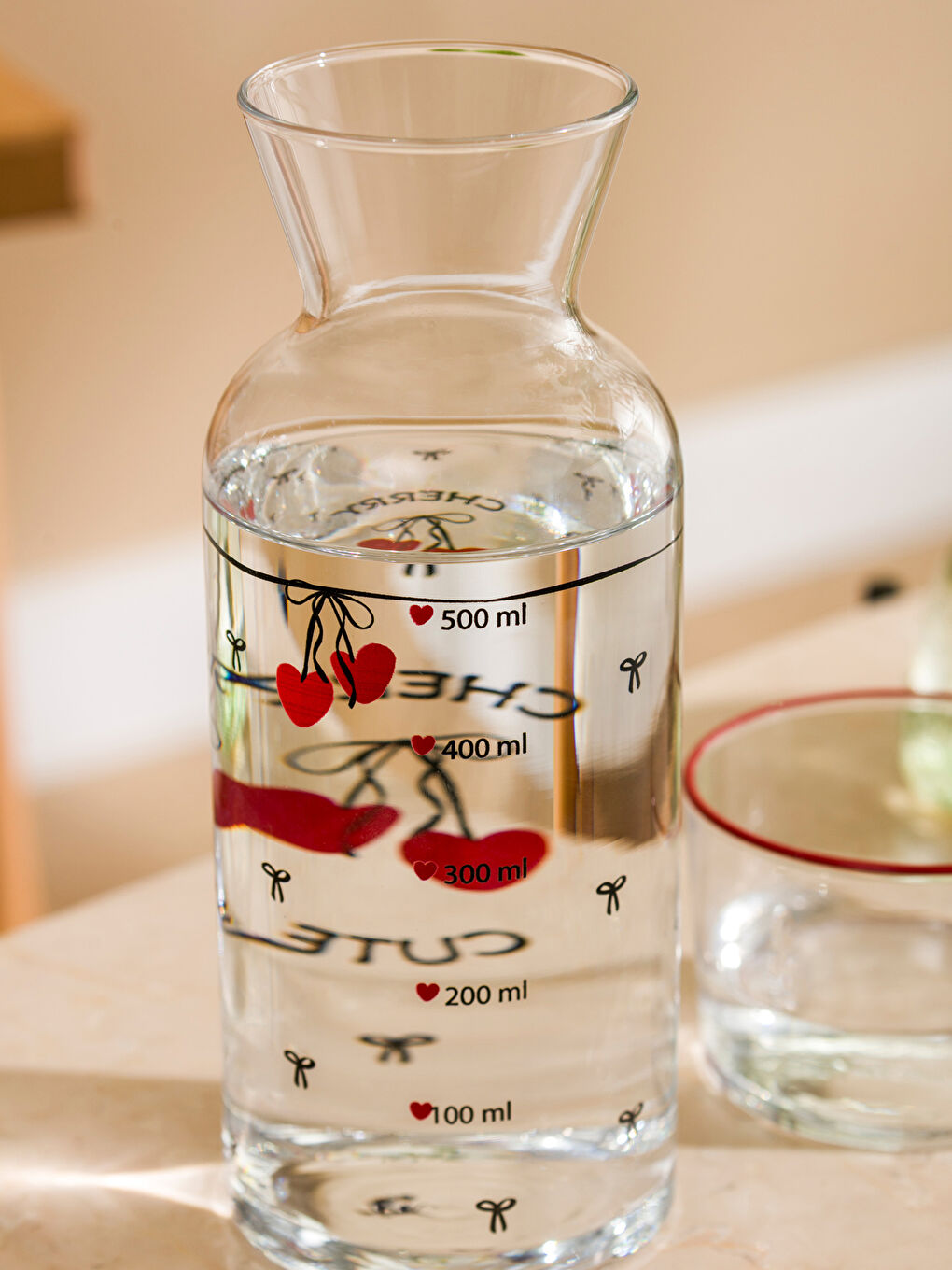 Karışık Baskılı Cam Sürahi 700 ml-4