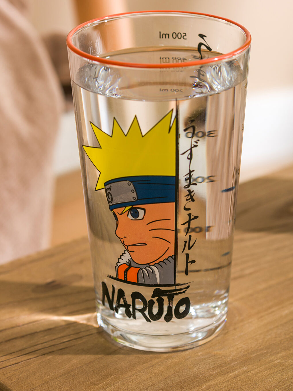 Karışık Naruto Baskılı Cam Bardak 570 ml-3