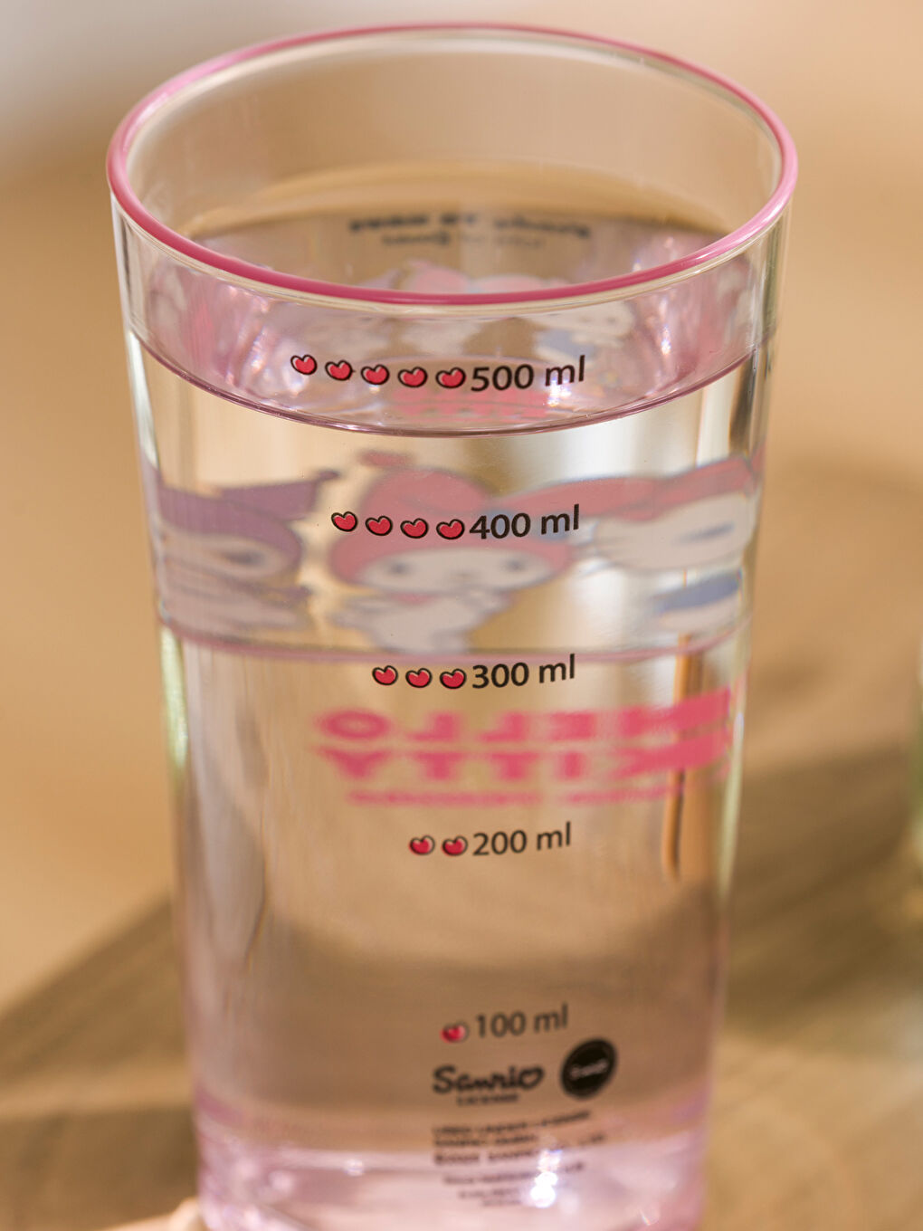 LCW HOME Karişik Hello Kitty Baskılı Cam Bardak 570 ml - 4