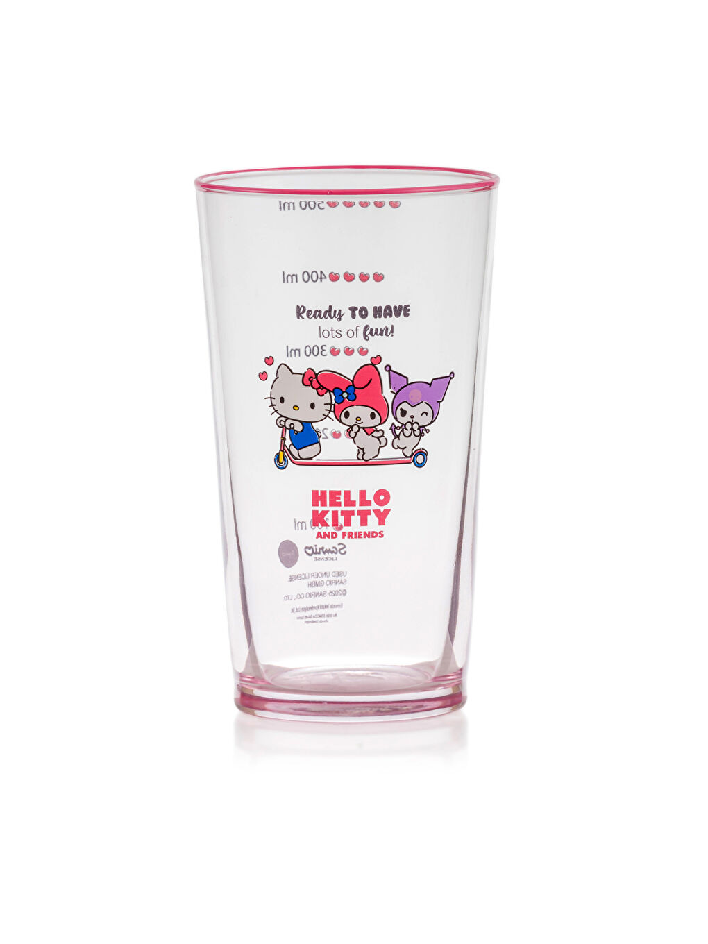 LCW HOME Karişik Hello Kitty Baskılı Cam Bardak 570 ml - 5