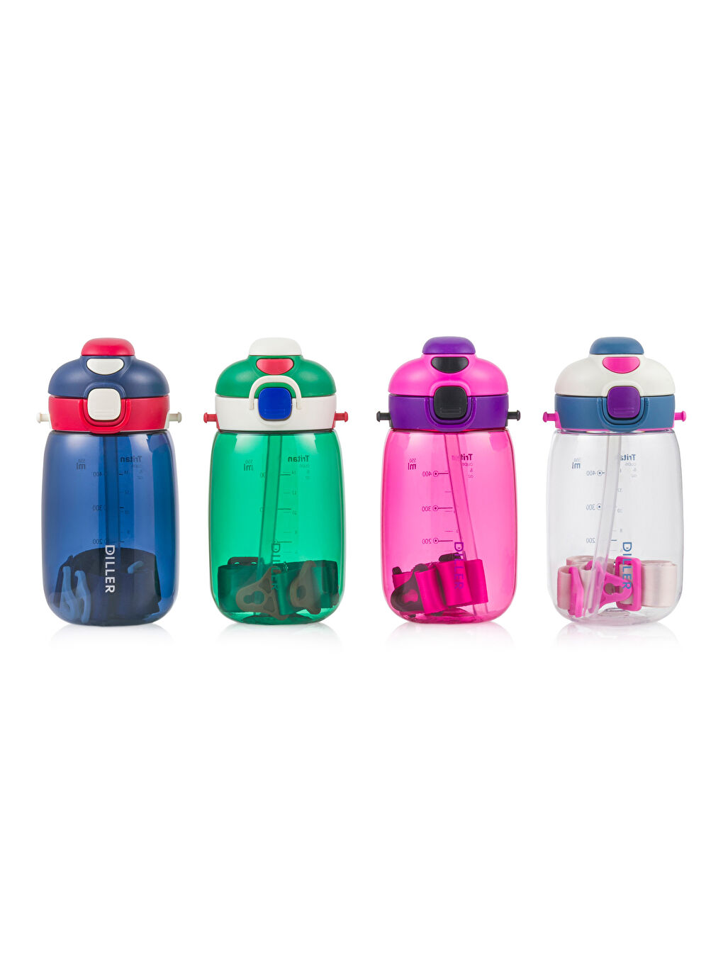 Vagon Life Karişik Baskılı Pipetli Suluk 500 ml - 4