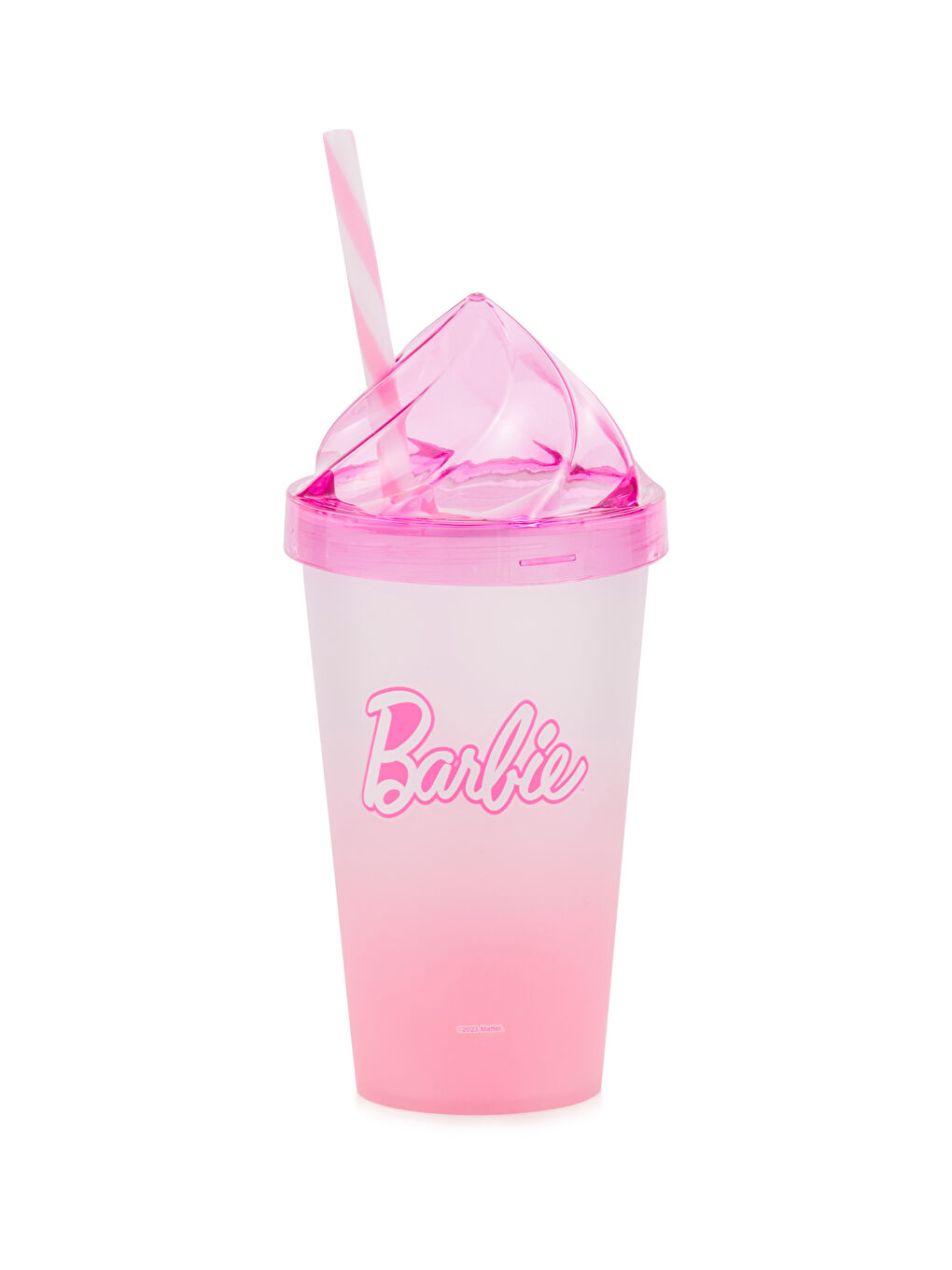 Barbie Printed Straw Glass 540 ml-3