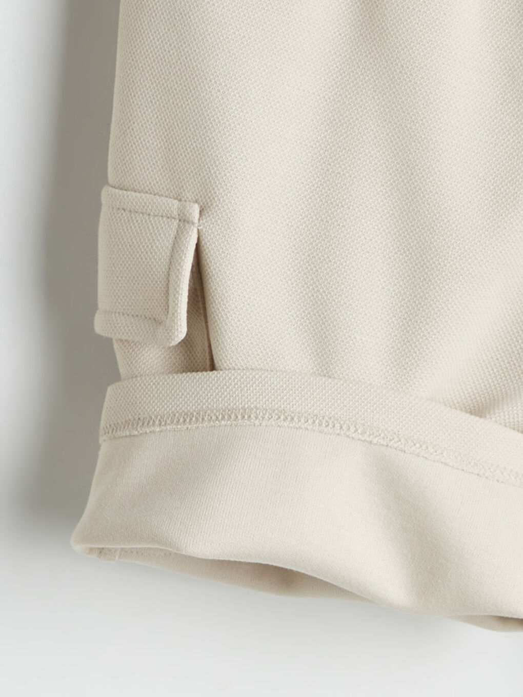 Gri Beli Lastikli Basic Erkek Çocuk Şort-1