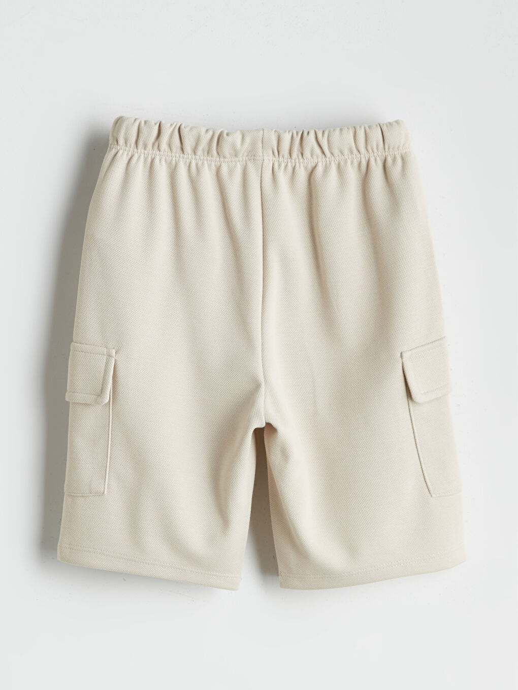 Gri Beli Lastikli Basic Erkek Çocuk Şort-2