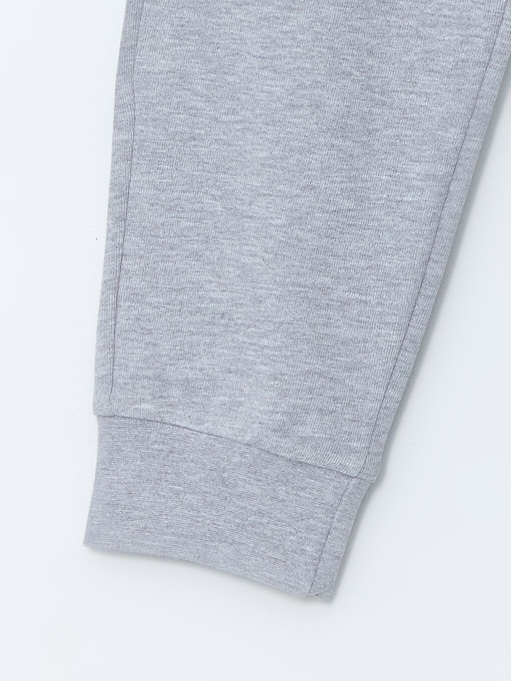 Gri Beli Lastikli Erkek Çocuk Jogger Eşofman Altı-1