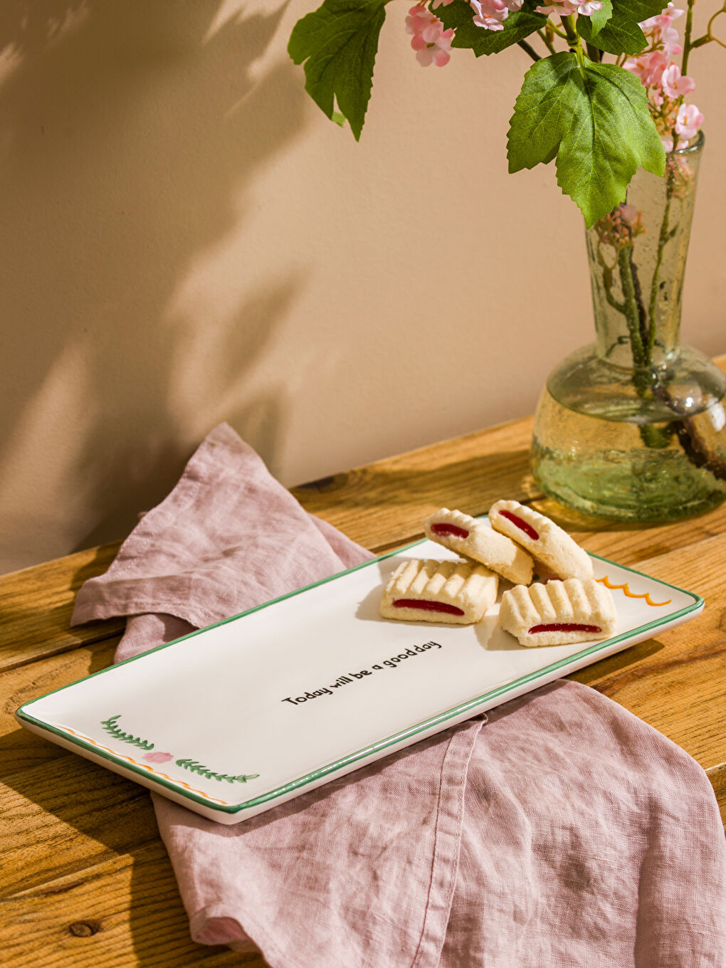 Printed Ceramic Serving Plate 28 cm