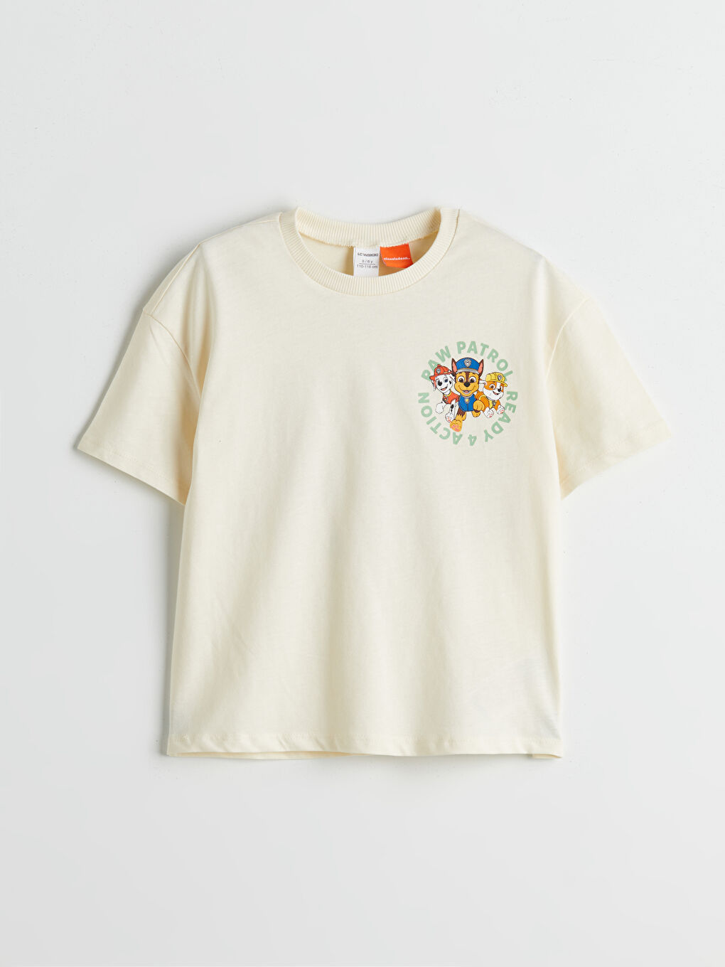 Bej Paw Patrol Baskılı Erkek Çocuk Tişört