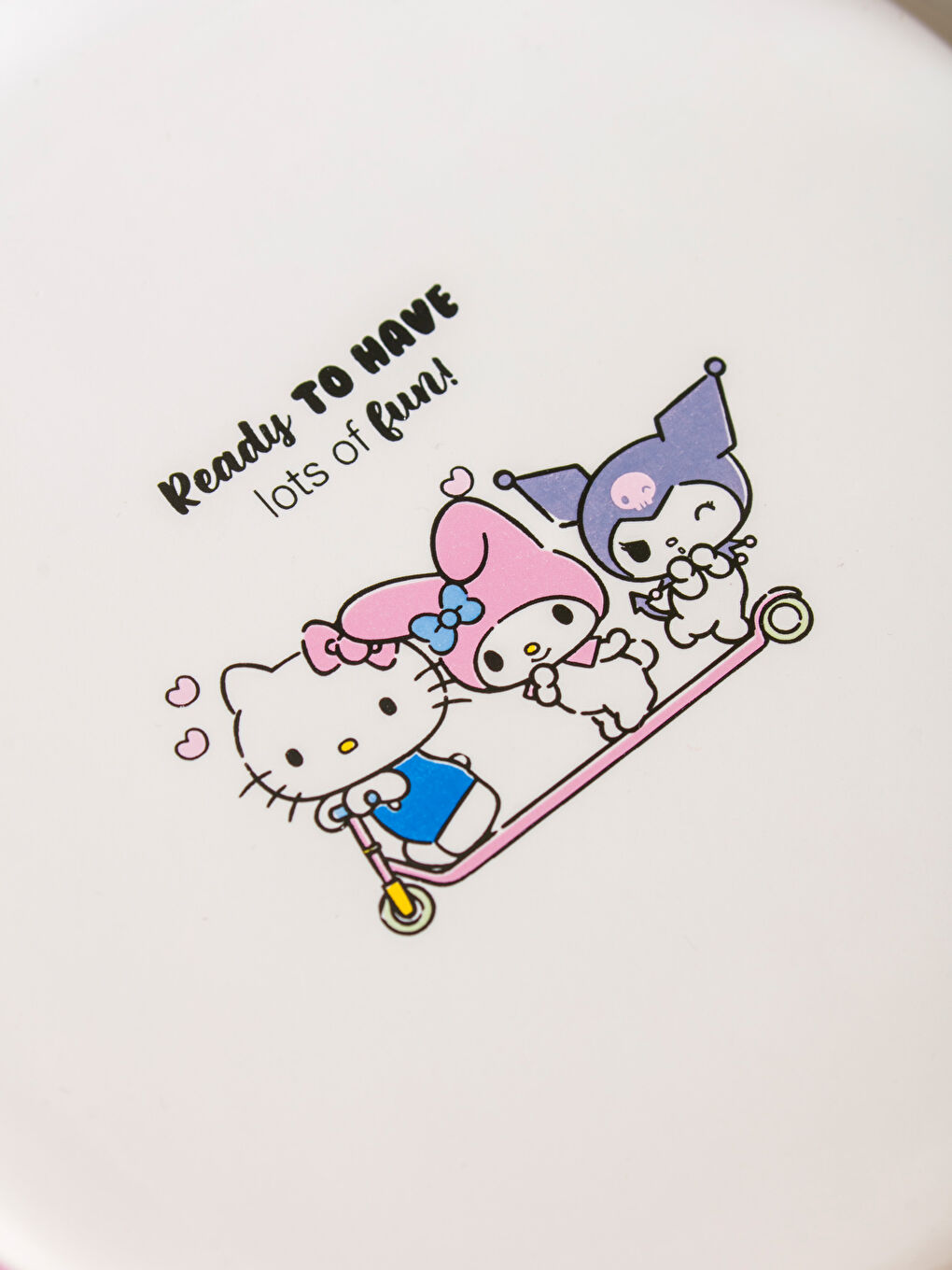 Hello Kitty Printed Ceramic Cake Plate 22 cm-2