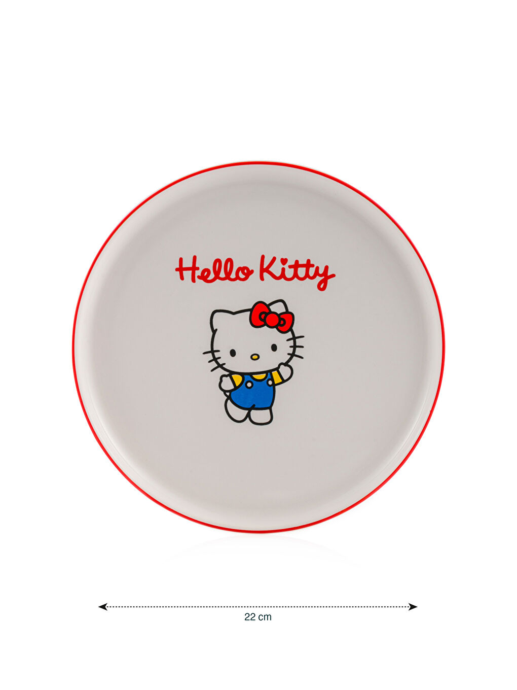 Karışık Hello Kitty Baskılı Seramik Pasta Tabağı-3