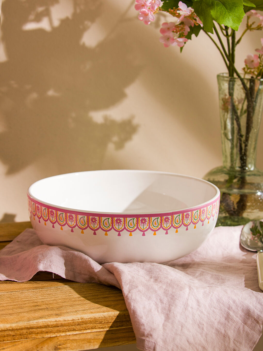 піл принтті керамикалық салат ыдысы 20 см-1