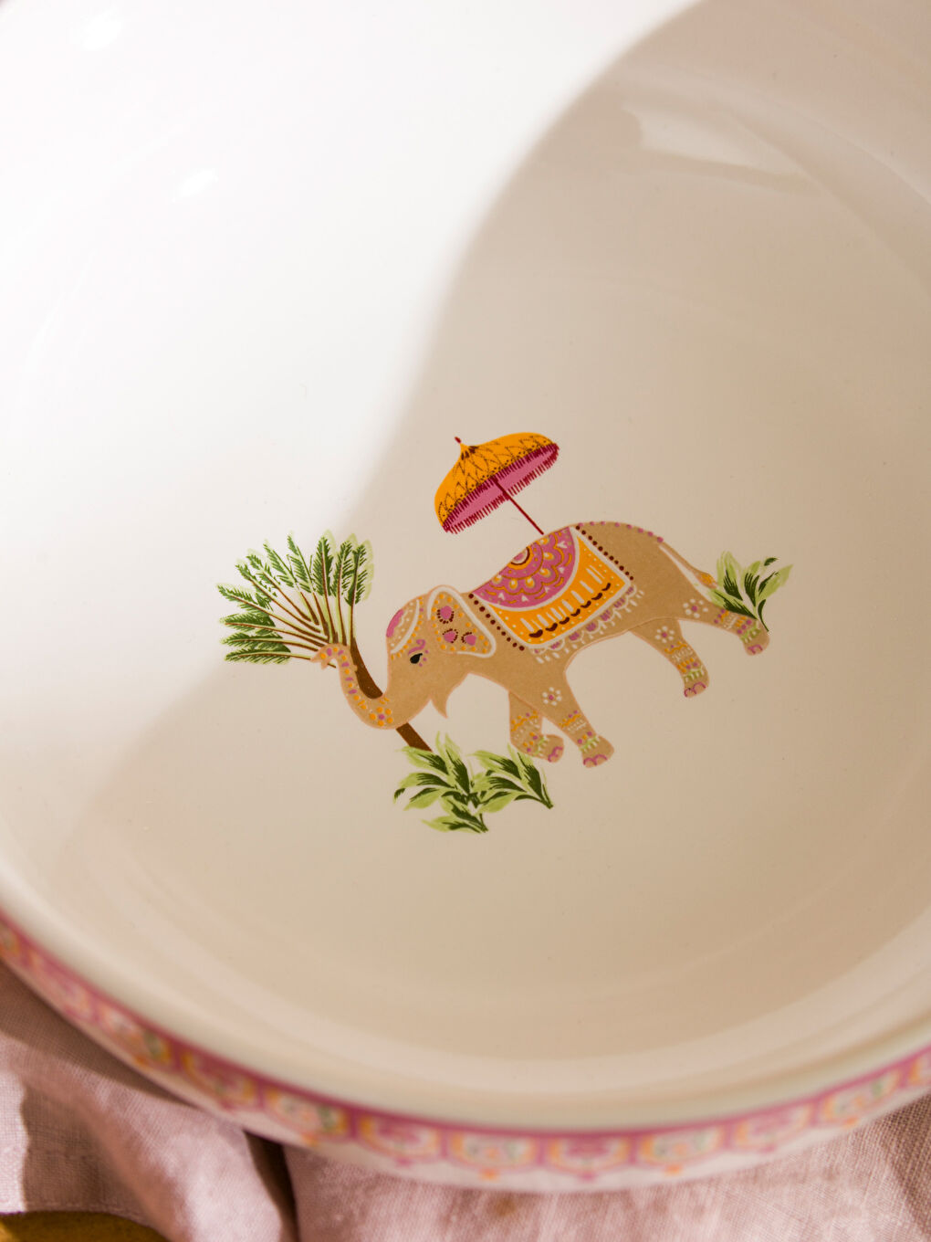 піл принтті керамикалық салат ыдысы 20 см-2