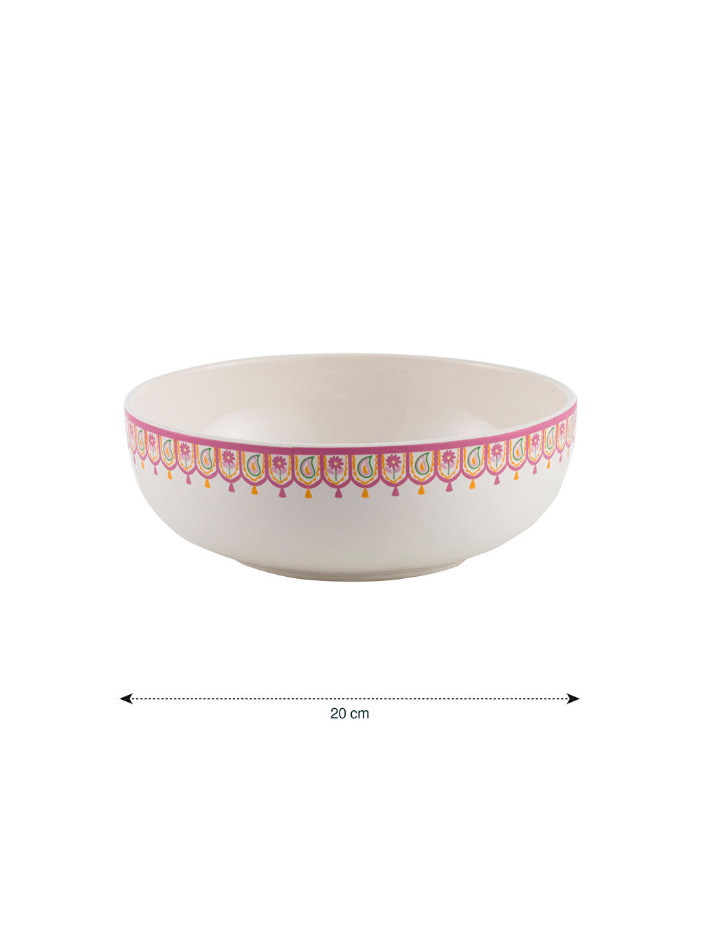 піл принтті керамикалық салат ыдысы 20 см-3