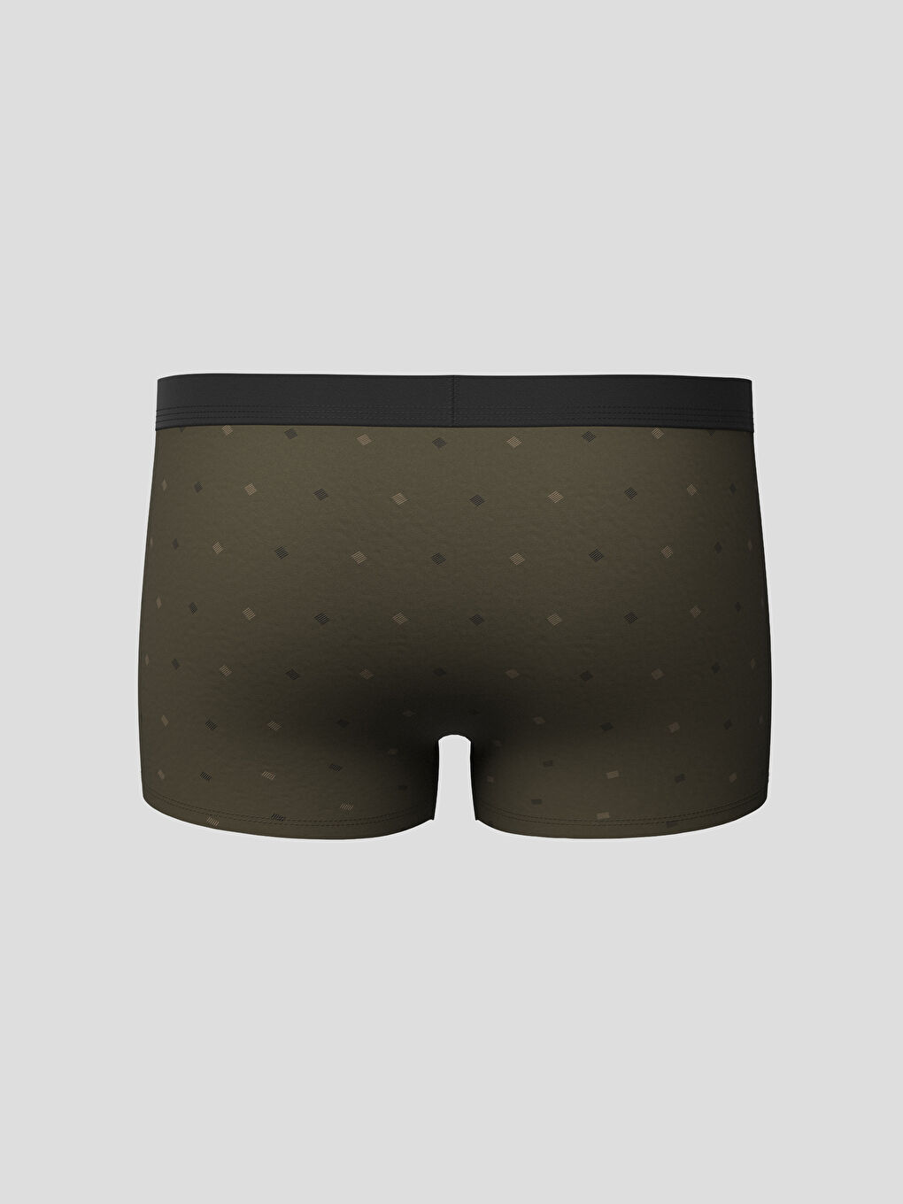 Haki Standart Kalıp Pamuklu Esnek Erkek Boxer-1