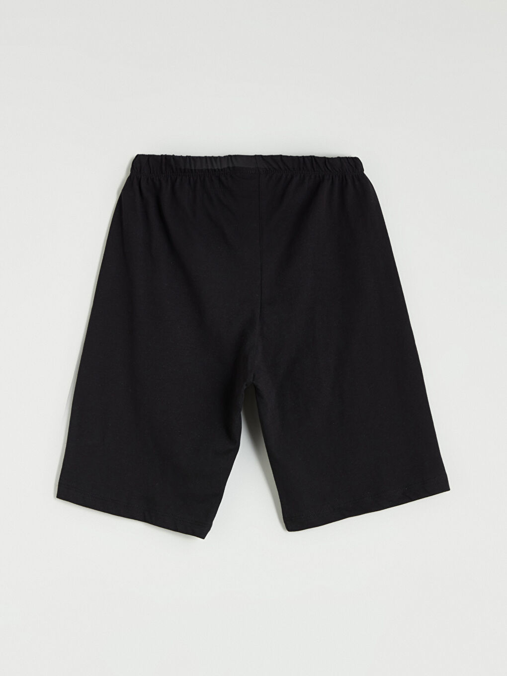 Siyah Beli Lastikli Erkek Çocuk Pijama Şort-1