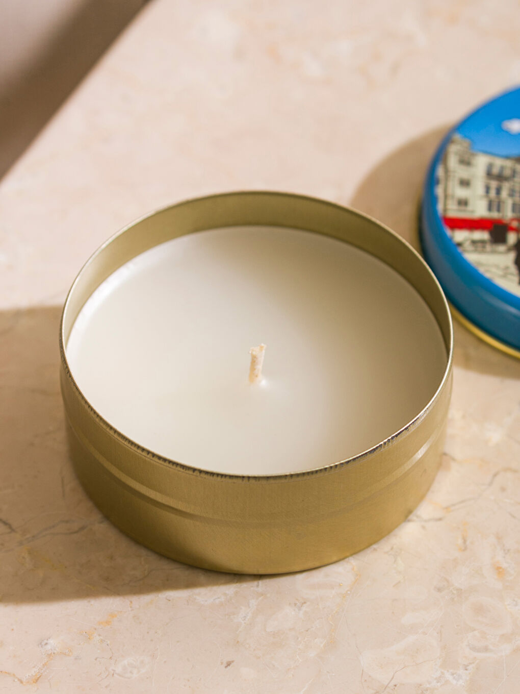 Karışık İstanbul Temalı Metal Kapaklı Teneke Mum-3