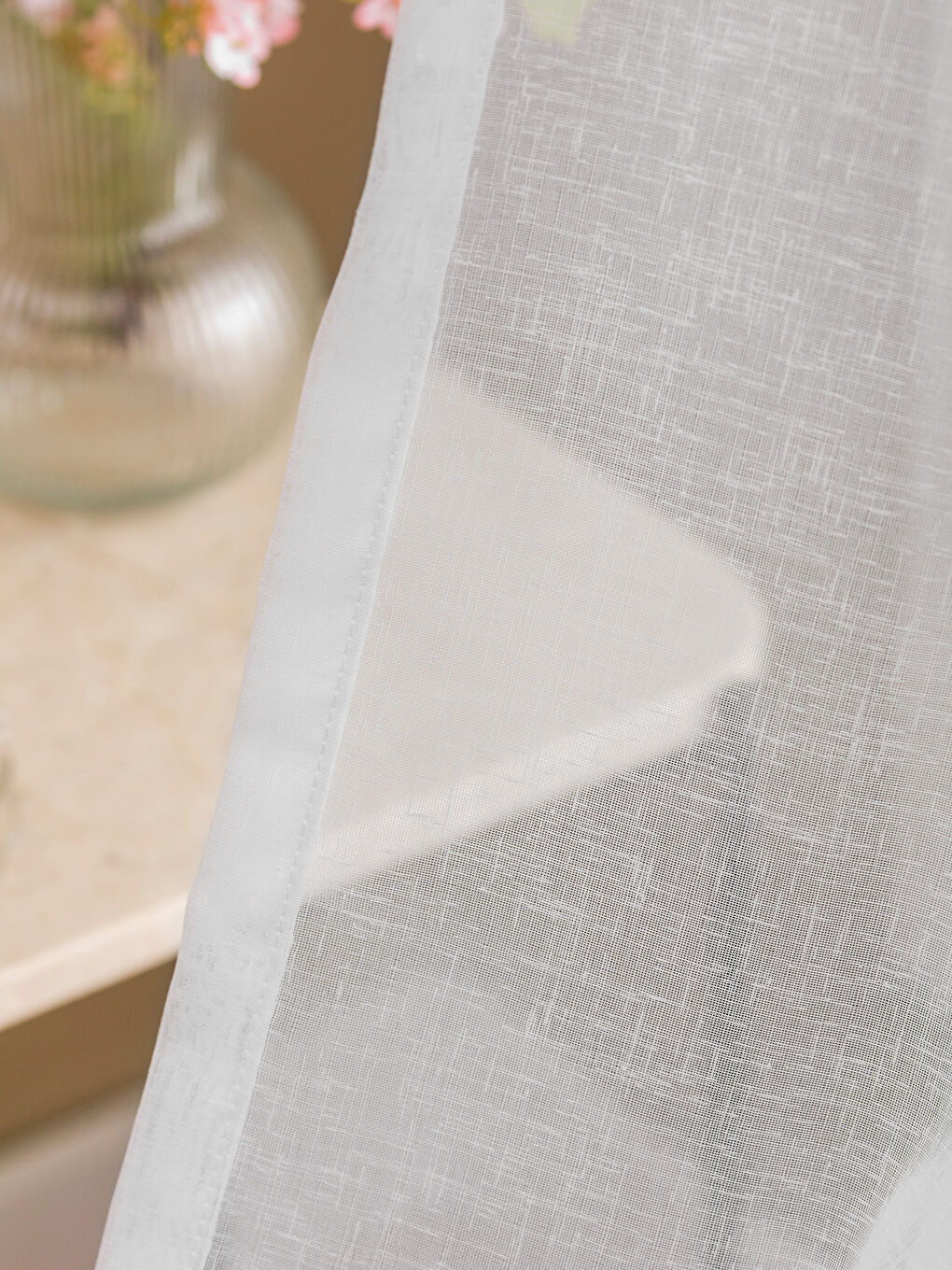 Beyaz Tül Panel Perde 270x300 cm-2