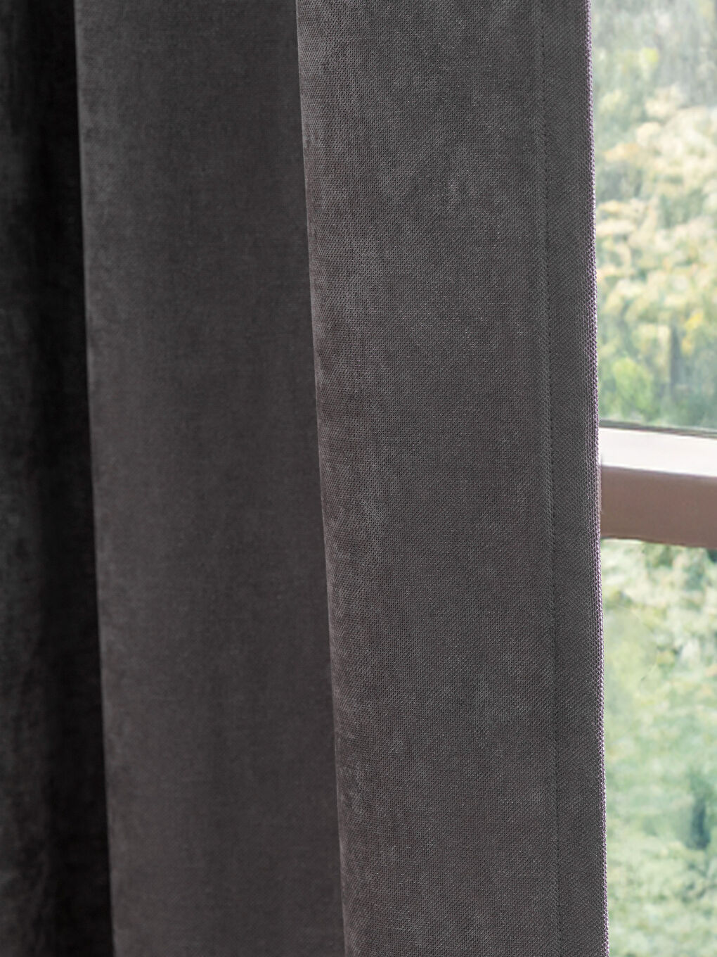 Antrasit Fon Perde 270x140 cm-3