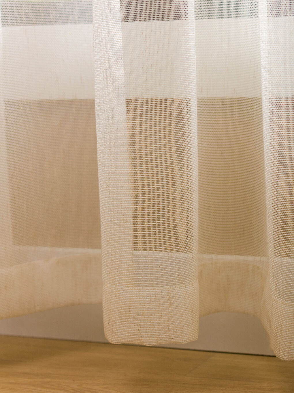 Ekru Tül Perde 270x300 cm-3