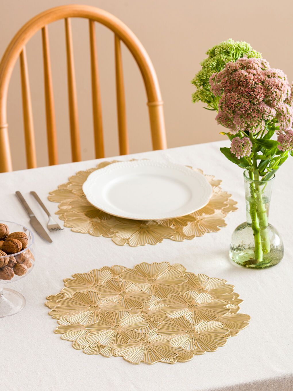 Floral Pattern Underplate 2 Pack 37 cm-1