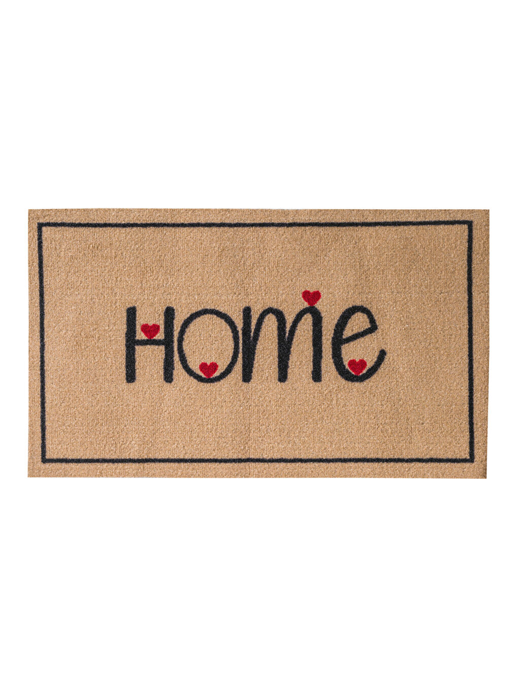 Karışık Kalpli Kaydırmaz Kapı Önü Paspası-3