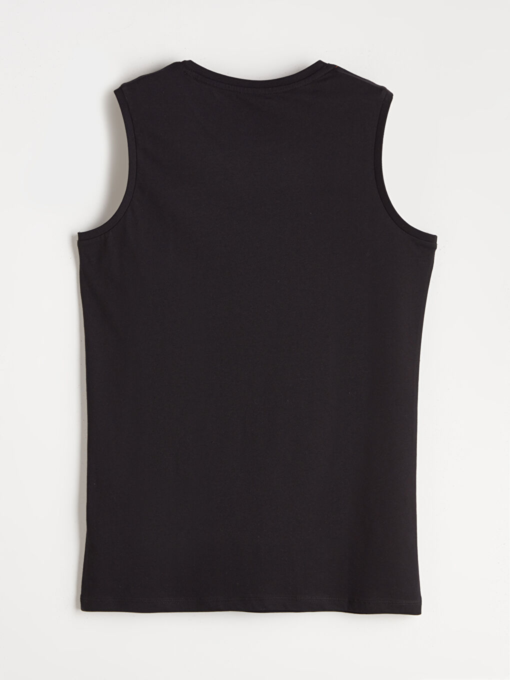 Siyah Bisiklet Yaka Erkek Çocuk Pijama Üst-2