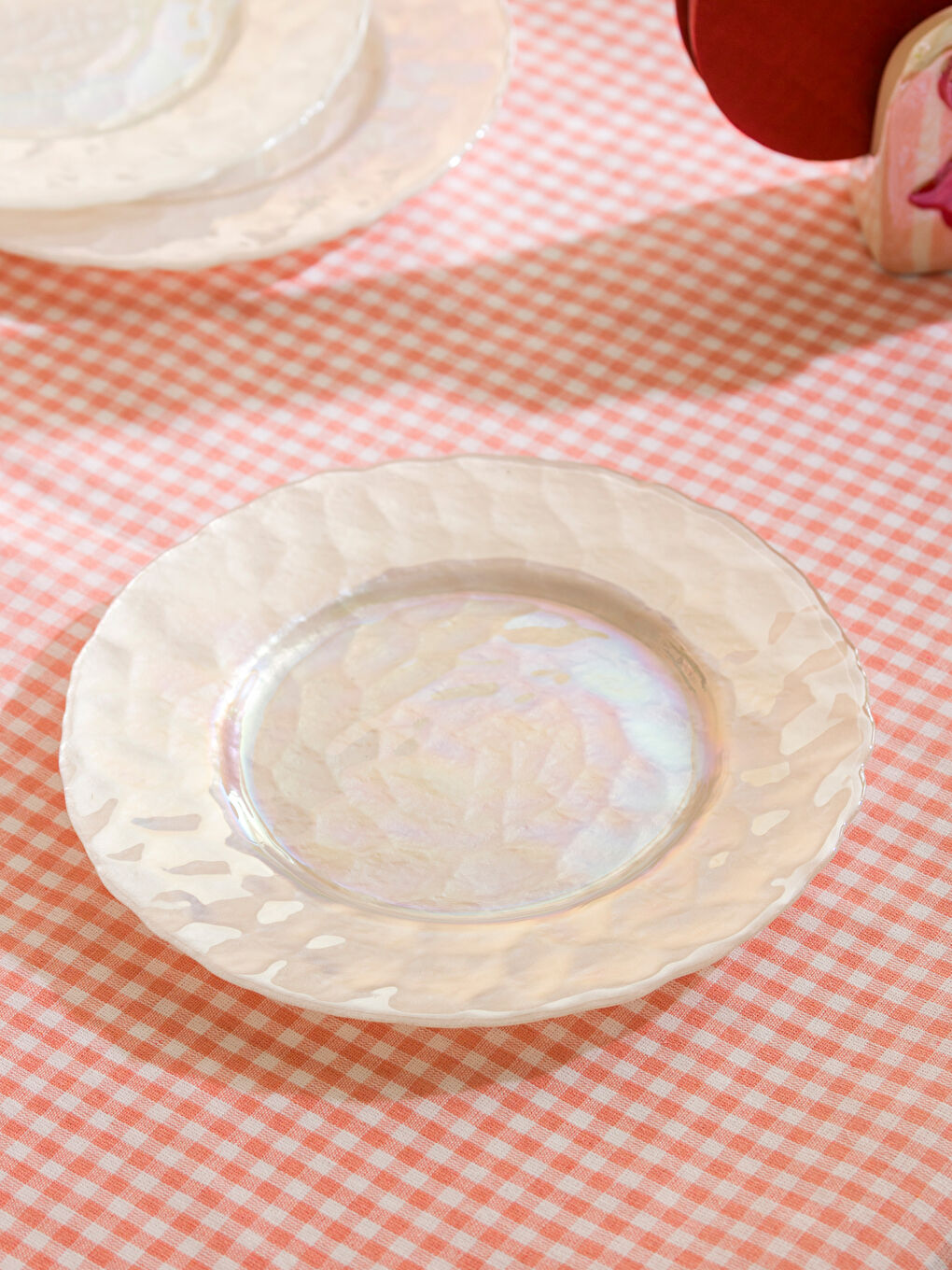 Renksiz Cam Pasta Tabağı Seti 4'lü 21 cm-1