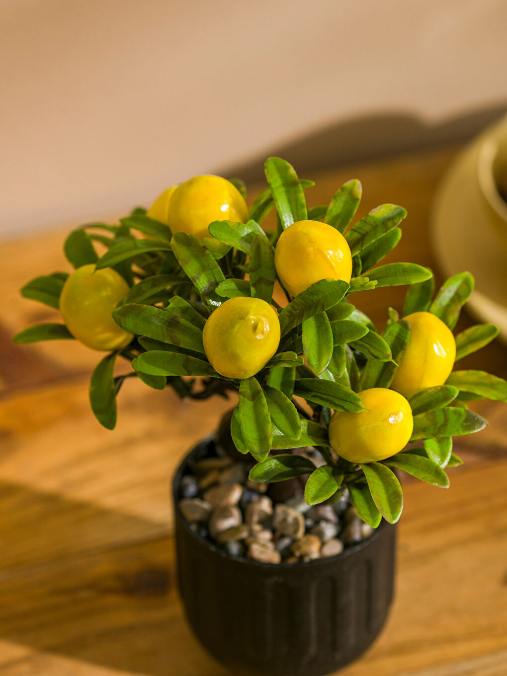 Karışık Dekoratif Yapay Limon Ağacı 18 cm-1