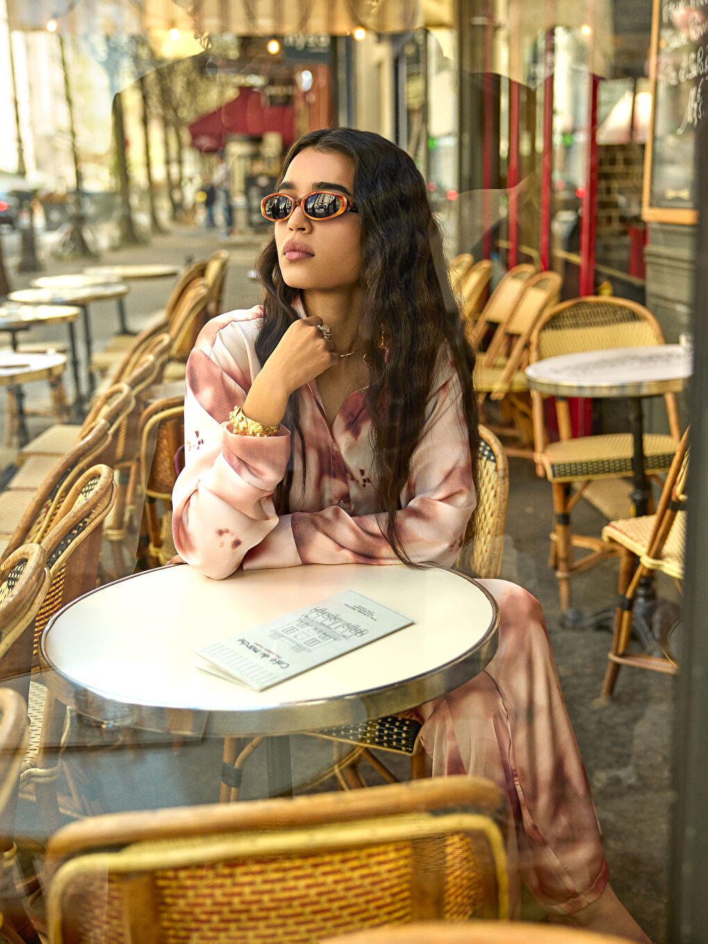 Collared Neck Floral Women's Pyjama Set -S5PG15Z8-LR3