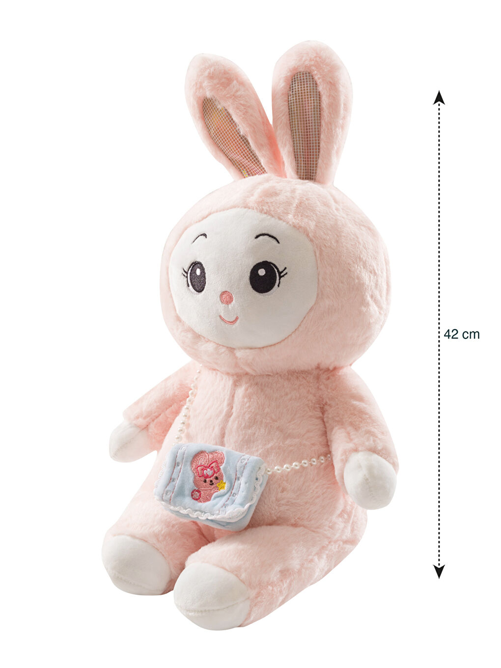 SELAY OYUNCAK Karişik Tavşan Figürlü Pelüş Bebek Kırlent 42 cm - 3