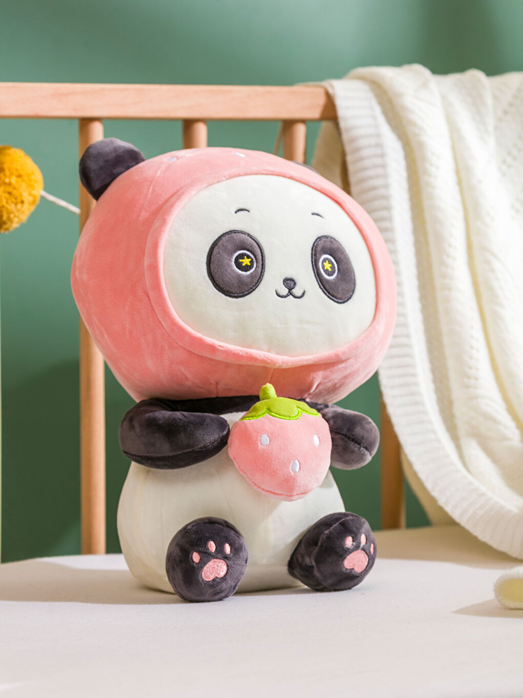 Karışık Ayı Figürlü Pelüş Bebek Kırlent 33 cm