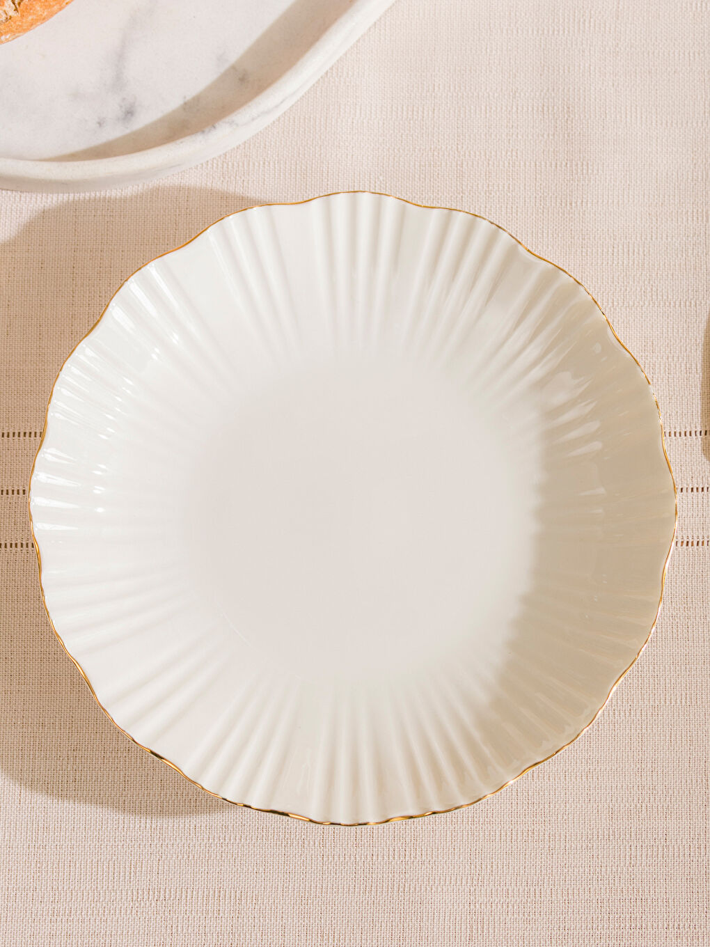 Karışık Desenli Porselen Çukur Tabak 20 cm-1