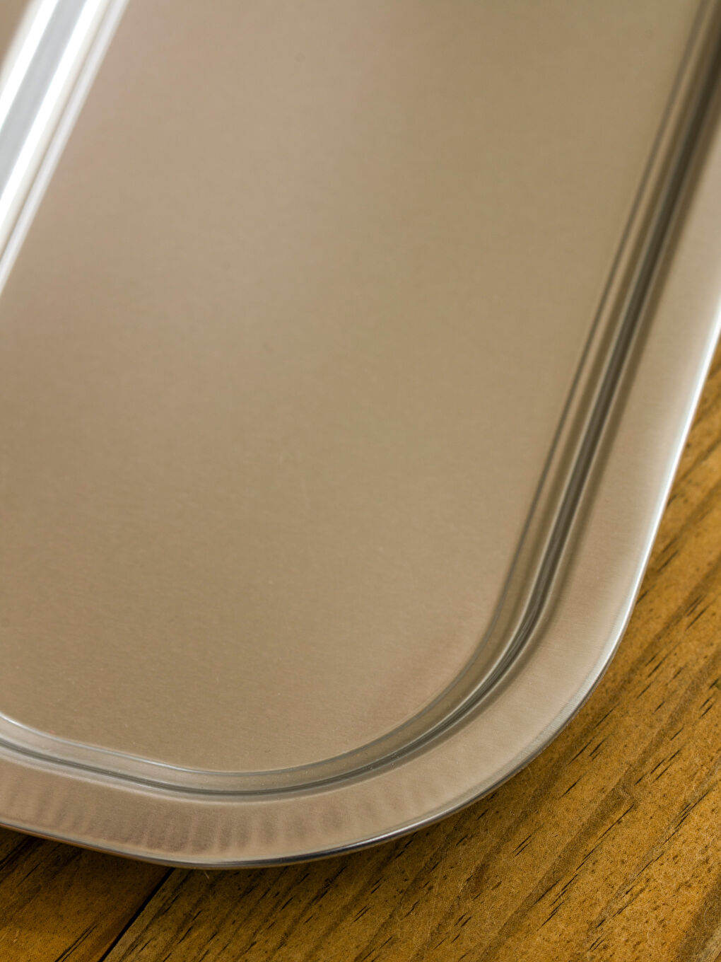 Gri Dekoratif Metal Tepsi 35 cm-2