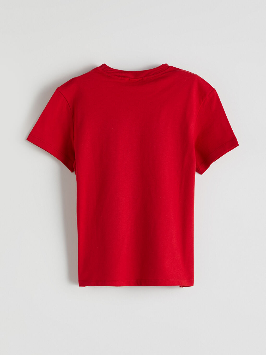 Kırmızı Bisiklet Yaka Baskılı Erkek Çocuk Tişört-2