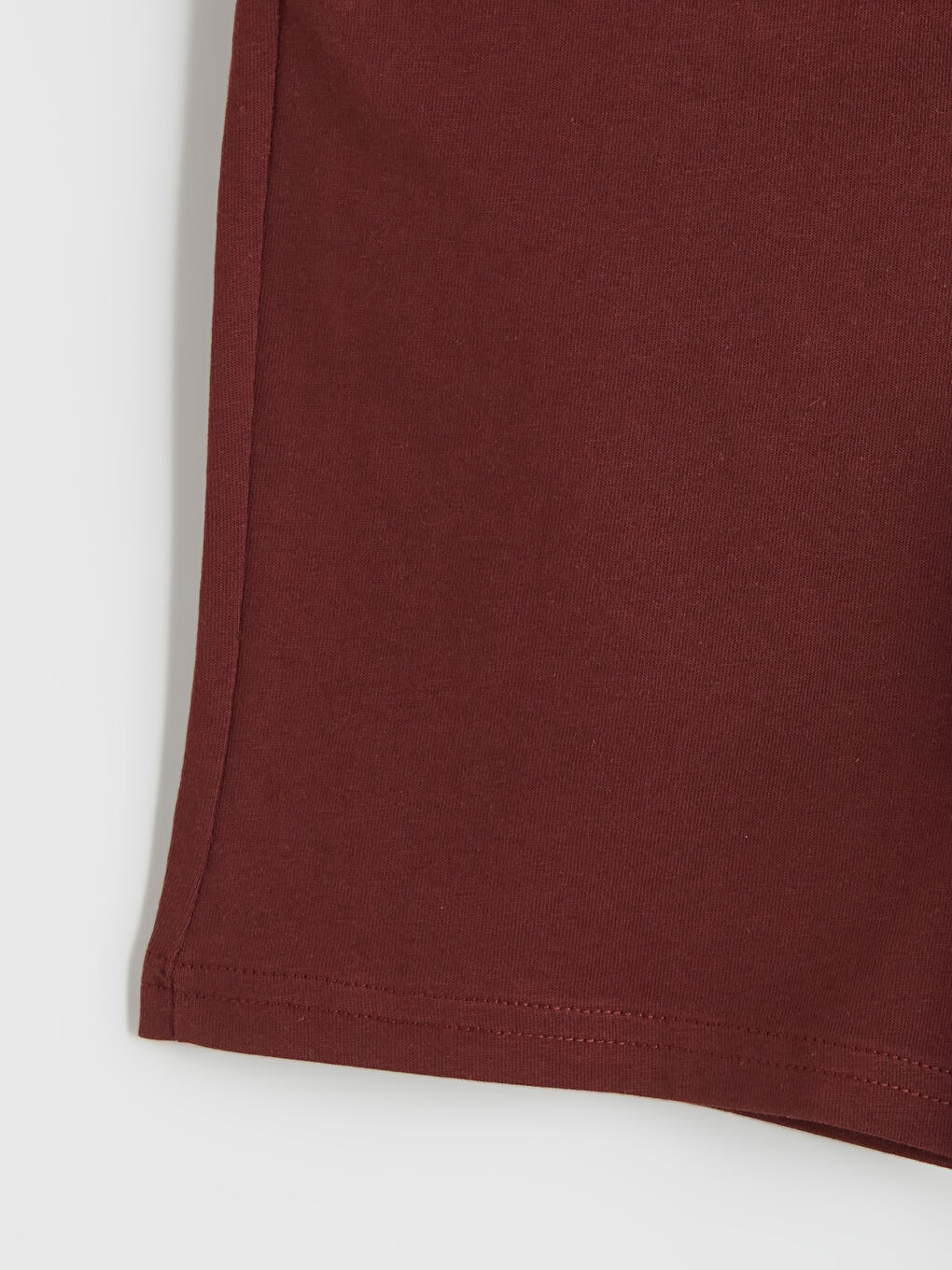 Kahverengi Beli Lastikli Erkek Çocuk Şort-1